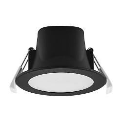Luz downlight ACRUX PRO 68 r�gido, CCT Switch, UGR < 19 IP20/ IP54, brillante, negro regulable