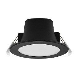Luz downlight ACRUX PRO 82 r�gido, CCT Switch, UGR < 19 IP20/ IP54, brillante, negro regulable