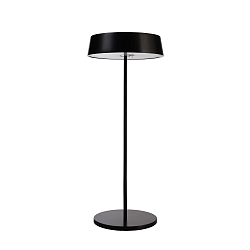 L�mpara de mesa a pilas MIRAM IP54, negro regulable