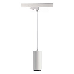 3-phase spot LUCEA 15 IP20, transparent, traffic white dimmable