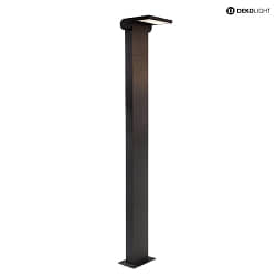 KapegoLED floor lamp Robi flex, 110-240V AC / 50-60Hz, 10W, warm white, dark grey, lacquered