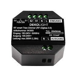 Atenuador de luz TRIAC TRIAC constante de voltaje, negro