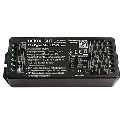 Atenuador de intensidad LED 5 IN 1 constante de voltaje, negro
