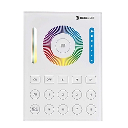 Mando a distancia RF-SMART SINGLE/CCT/RGB/RGBW/RGB+CCT 8 canales, blanco