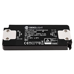 LED power supply FLAT CC UT500mA/20W current constant, black