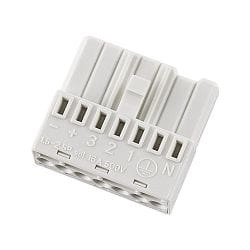 Toma de conexi�n SANOTRUNK UNIVERSAL WAGO 267-501, blanco