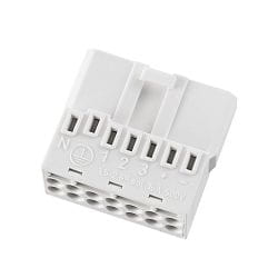 Sistema de iluminaci�n de fila continua alimentaci�n SANOTRUNK UNIVERSAL WAGO 267-501, blanco