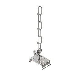 light strip system chain suspension SANOTRUNK UNIVERSAL set of 10, silver