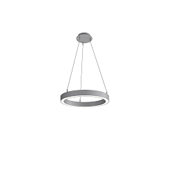Luminaria colgante LAUTARO 600/60 DOWN PRISMA M3 IP20, gris claro regulable