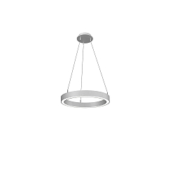 Luminaria colgante LAUTARO 600/60 UP/DOWN PRISMA M3 IP20, blanco regulable