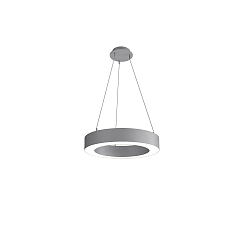 Luminaria colgante LAUTARO 600/100 DOWN PRISMA M3 IP20, gris claro regulable