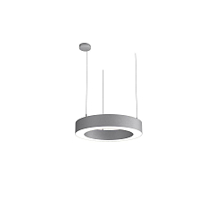 Luminaria colgante LAUTARO 600/100 DOWN OPAL P3 IP20, gris claro regulable