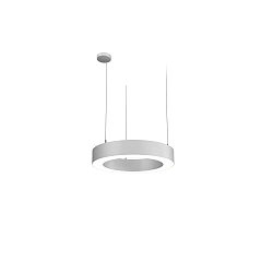Luminaria colgante LAUTARO 600/100 UP/DOWN PRISMA P3 IP20, gris claro regulable