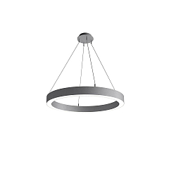 Luminaria colgante LAUTARO 900/80 DOWN OPAL M3 IP20, gris claro regulable
