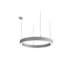 Luminaria colgante LAUTARO 900/80 UP/DOWN OPAL P3 IP20, gris claro regulable