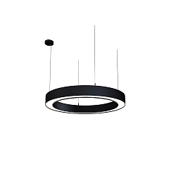 Luminaria colgante LAUTARO 900/100 UP/DOWN OPAL P3 IP20, negro regulable