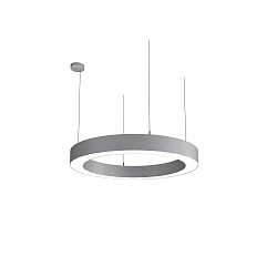 Luminaria colgante LAUTARO 900/100 UP/DOWN OPAL P3 IP20, gris claro regulable