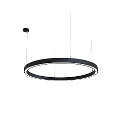 Luminaria colgante LAUTARO 1200/60 DOWN OPAL P4 IP20, gris claro regulable