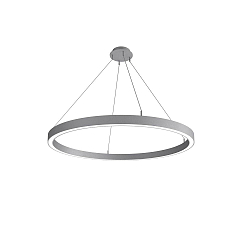 Luminaria colgante LAUTARO 1200/60 UP/DOWN PRISMA M4 IP20, gris claro regulable
