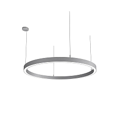 Luminaria colgante LAUTARO 1200/60 UP/DOWN PRISMA P4 IP20, gris claro regulable
