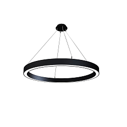 Luminaria colgante LAUTARO 1200/80 UP/DOWN OPAL M4 IP20, negro regulable