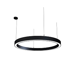 pendant luminaire LAUTARO 1200/80 UP/DOWN OPAL P4 IP20, black dimmable