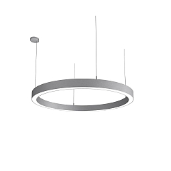 Luminaria colgante LAUTARO 1200/80 UP/DOWN OPAL P4 IP20, gris claro regulable