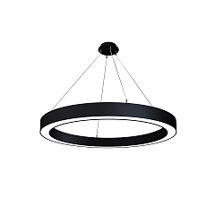 pendant luminaire LAUTARO 1200/100 DOWN PRISMA M4 IP20, black dimmable