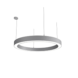 Luminaria colgante LAUTARO 1200/100 DOWN OPAL P4 IP20, gris claro regulable