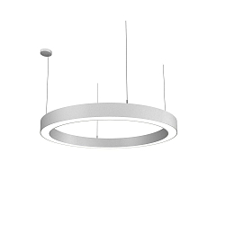 Luminaria colgante LAUTARO 1200/100 UP/DOWN PRISMA P4 IP20, gris claro regulable