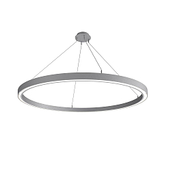 Luminaria colgante LAUTARO 1500/60 DOWN PRISMA M5 IP20, gris claro regulable