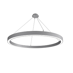 Luminaria colgante LAUTARO 1500/80 UP/DOWN OPAL M5 IP20, gris claro regulable