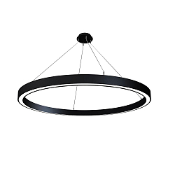 Luminaria colgante LAUTARO 1500/80 UP/DOWN PRISMA M5 IP20, negro regulable