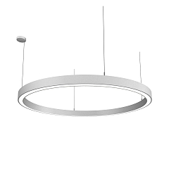 Luminaria colgante LAUTARO 1500/80 UP/DOWN OPAL P5 IP20, blanco regulable