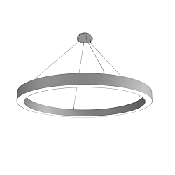 Luminaria colgante LAUTARO 1500/100 DOWN OPAL M5 IP20, gris claro regulable