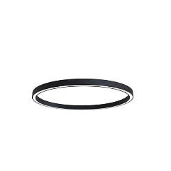 Luminaria de techo LAUTARO 1200/60 OPAL IP20, negro regulable