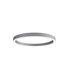 Luminaria de techo LAUTARO 1200/80 OPAL IP20, gris claro regulable