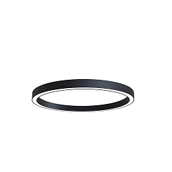 Luminaria de techo LAUTARO 1200/80 OPAL IP20, negro regulable