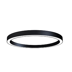 ceiling luminaire LAUTARO 1500/100 OPAL IP20, black dimmable