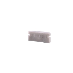 Endcaps P-AU-01-10, 16 mm, 2 items, grey