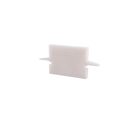 Endcaps H-ET-01-10, 25 mm, 2 items, white
