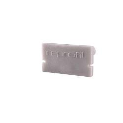 Endcaps H-AU-01-15, 21 mm, 2 items, grey