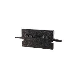 Endcaps H-ET-01-15, 30 mm, 2 items, black