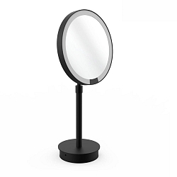 Espejo con iluminaci�n JUST LOOK PLUS SR Espejo con 7 aumentos IP20, negro mate regulable