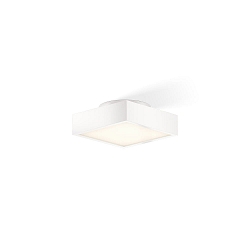 Luminaria de techo CUT 18 N IP44, blanco mate regulable