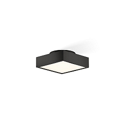 Luminaria de techo CUT 18 N IP44, negro mate regulable