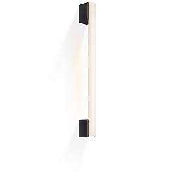 Luminaria de pared OMEGA 20 S14s 60-100cm 2 sockel IP20, cromo 