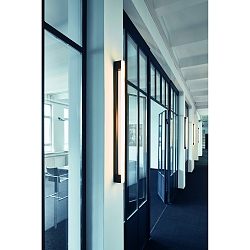 Luminaria de pared OMEGA 200 S14s 100cm 2 sockel IP20, cromo 