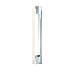 Luminaria de pared OMEGA 50 S14s 50cm 2 sockel IP20, cromo 