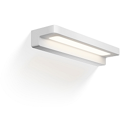 Luminaria de pared FORM 34 LED IP44, blanco mate regulable